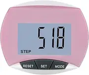 Sports Accessories Fishing Chair Accessories Walking Steps Walking Counter Mountain Pedometer Sports Supplies Mobile Phone Simple Pedometer Step Counter Tool 3D Pocket Pink