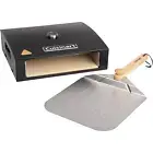 Cuisinart Grill Top Cordierite Baking Stone 12" Pizza Oven Box Kit