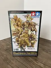 Tamiya 32521 1/48 WWII Russian Infantry & Tank Crew Set New Sealed