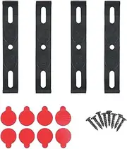 Plate Holder License Plate Holder 4PCS Weather-Proof Frameless License Plate Frame Fit for Front and Rear Car Tags