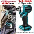 Cordless Brushless Impact Driver 600Nm Cordless Screwdriver For Makita Battery