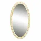 Oval Bathroom Mirror Victorian Style Poly Flower Frame Design Renovators Supply