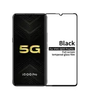 Full Screen Tempered Glass Film for Vivo iQoo Pro 5G(Black)