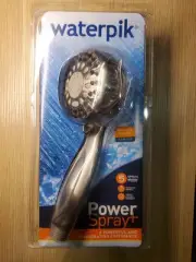Waterpik TRS559E Handheld Shower Head, 5 Settings, 1.8 GPM, Brushed Nickel (B)