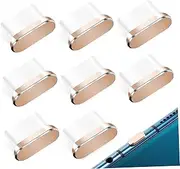 Gadpiparty 8Pcs Type C Dust Caps for Phone Ports USB C Plugs Protectors Compatible with Type Phones Sleek Design Lightweight and Easy Installation