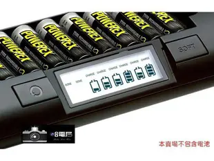 蘆洲(哈電屋)美國 POWEREX 8通道 LCD液晶顯示專業 充電器 3號 4號 專用 MH-C801D 電池 8槽