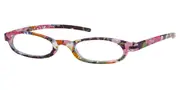 Rectangle Full Rim Plastic Women’s Glasses Purple, Size +1.00 - Lenses Included - Private Health Rebate - Blue Light Block Available - SmartBuy Readers