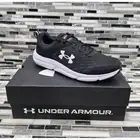 Under Armour Charged Assert 10 Black Men's Running Shoes Size 11