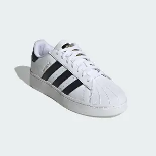 【adidas 愛迪達】Superstar XLG 男女 休閒鞋 經典 復古 三葉草 貝殼頭 金標 穿搭 白黑(IF9995)