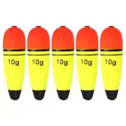 0.35oz Fishing Slip Bobbers, 5 Pack EVA Fishing Float, Yellow