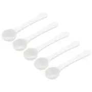 Micro Spoons 1 Gram Measuring Scoop Plastic Round Bottom with Hanging Hole 50Pcs