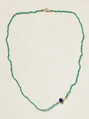 [Andrea Fohrman] Andrea Fohrman - Mini Cosmo 14-karat Gold Multi-stone Necklace - One size One size Gold
