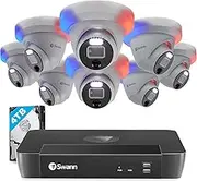 Swann NVR16-8580 / 4TB / 8X NHD-1200DE 12MP Dome Enforcer IP Digital Still Cameras