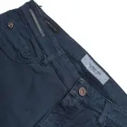 Teleria Zed NWT 5 Pocket Jean Cut Pants Size 36 US Solid Blue Cotton Blend