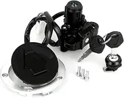 Motorbike Ignition for Kawasaki EN 650 for Vulcan S 2014-2022 Motorcycle Ignition Switch Lock Fuel Gas Cap with Keys Set Electric Locks Ignition Switch