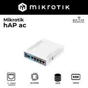 MikroTik hAP AC RouterBoard (RB962UiGS-5HacT2HnT) Triple Chain Access Point