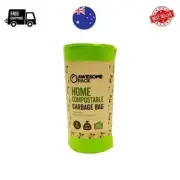 Compostable Bin Liners 8L Biodegradable Kitchen Garbage Bags 39x42cm 50 Pack