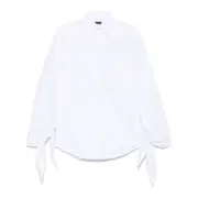 [Balenciaga] Balenciaga Tied-cuff Shirt II NUMERIC WHITE