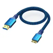 USB Cable to MicroB Connectors Data Sync Cable for Tablets Hard