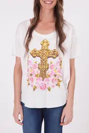 Mirror Cross Tee--ALL-6420383