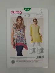 Burda Sewing Pattern 6786 Women's Tunic Pattern Size US 18-34 EUR 44-60 NEW
