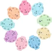 9pcs Kids Math Learning Multiplication and Division Educational Gyro Toys for Sensory Play and Party Bags Fillers