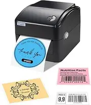 Thermal Label Printer - 4x6 USB Shipping Label Printer for Shipping Packages Small Business - Thermal Printer 420B Compatible with AU Post UPS USPS Shopify Amazon Etsy Postal Mailing Address Business