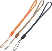 uxcell Nylon Woven Hand Wrist Lanyard Strap String, 3 Pcs Wrist Cord Keychain for Cell Phone, USB Drives, Keys, ID Badges, Name Tags, Card Holders, Assorted Colors