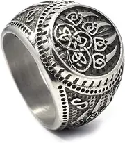 [PikaLF] Wolf Paw Ring for Men, Celtic Bear Paw Ring, Amulet Ring, Rune Ring, Viking Warrior Rings, Vintage Ring Jewelry for Men Boys