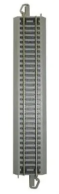 Bachmann HO Scale Bulk EZ-Track w/ Nickel Silver Rail 9in Straight (1)