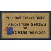 Solemate Remove Shoes 40x70cm Themed Stylish Durable Outdoor Front Doormat