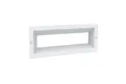 LED Wall Light Recessed Tri-CCT IP65 Rectangular White Frosted Diffuser