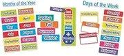 Eureka Multicolor Weather and Calendar Bulletin Board Classroom Decoration Set, 38pcs, 17'' x 24''