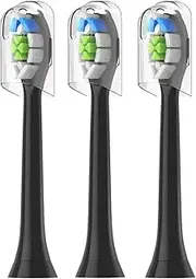 An Electric Toothbrush Replaces The Toothbrush Head. Compatible For Philips HX6520 HX6530 HX6552 HX6581 HX6582 HX3100(Black x3pcs)