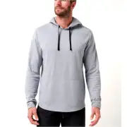 Travis Mathew Men's Heather Gray Upgraded Tech Hoodie Size L