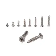 Up to 600X M3 Countersunk Head Screws Wood Panhead 304 Stainless Steel Self-Tapping Phillips Assorted Assortment Kit Drilling Cross SUS Furniture