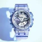 【CASIO 卡西歐】G-SHOCK 未來系列 半透明女錶手錶 開學(GMA-S110VW-6A)