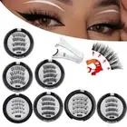 7Styles Magnetic Eyelashes Set Curler Clip For Quantum Lashes False Eye Kit H9E0
