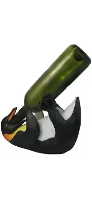 NEW Playful Penguin Wine Bottle Holder | DWK Corp | Whimsical Fun Wine Accessory