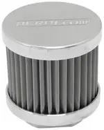 Aeroflow Small-10An S/S Billet Breatherwith Female -10An Re-Usable - AF77-2004
