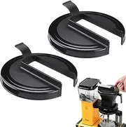 2 Pieces Brew Basket Lid for Technivorm Moccamaster 13114, Compatible with Moccamaster coffee machine brew baskets (Plastic, Black)