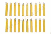 1/4" CARBIDE TIP TOOL BITS (C-2 & C-10) | LATHE MILLING CUTTING TOOLS | 20PC SET
