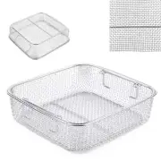Stainless Steel Sterilization Tray Case Box Surgical Instrument Tool USA