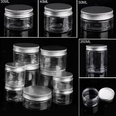 Pack Of 10 Cosmetic Jar Gel Can Jar Container With Screw Cap