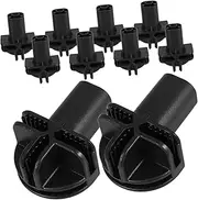 10pcs Cat Cage Caster Accessories Plastic Wire Grid Cube Connectors for Organizers