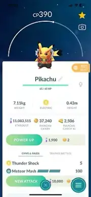 Pokémon Rockstar Pikachu Costume Rock Star - Traded - Go Read Description