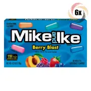 6x Packs | Mike & Ike Berry Blast Assorted Chewy Flavored Candy | 4.25oz