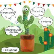 1Pc-Dancing Talking Cactus Toy For Babies, Singing Mimicking Repeating Xmas Gift