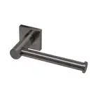 Phoenix Tapware Radii Toilet Roll Holder (Square) (Brushed Carbon)