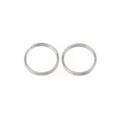 1Pair New Leather Protector Cover Camera Strap Circle Split Ring Hook DSLR Ca CR
